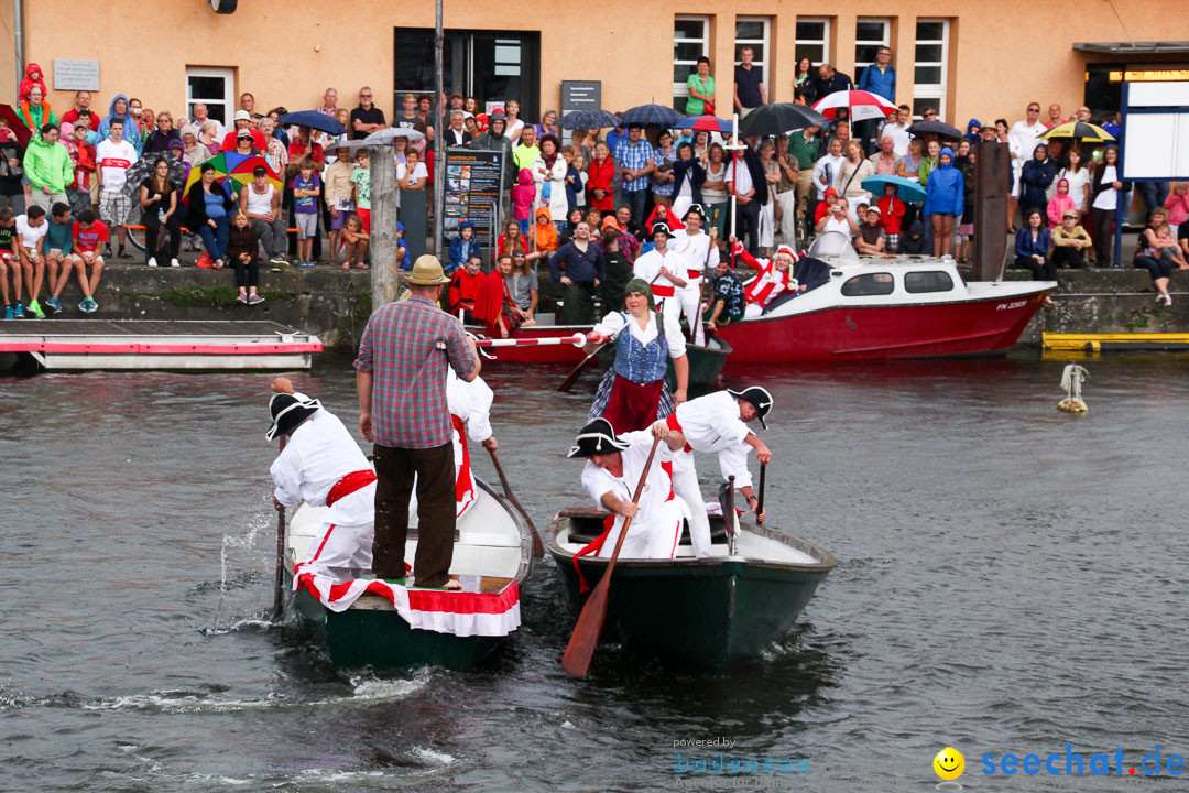 Uferfest und Fischerstechen: Langenargen am Bodensee, 03.08.2014