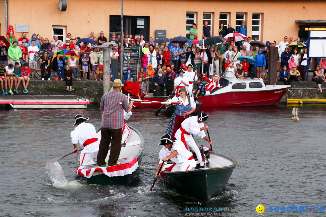 Uferfest und Fischerstechen: Langenargen am Bodensee, 03.08.2014