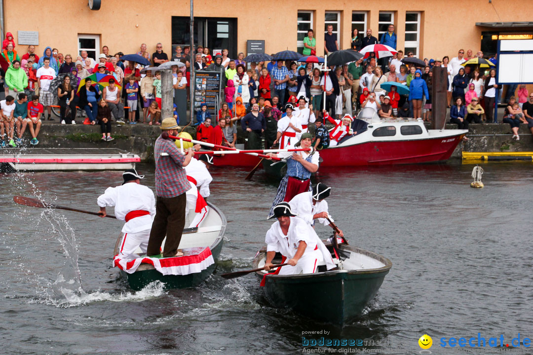 Uferfest und Fischerstechen: Langenargen am Bodensee, 03.08.2014