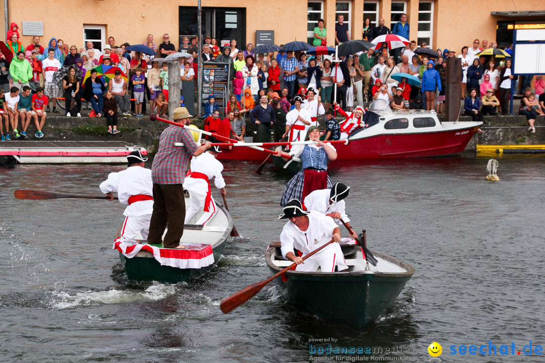 Uferfest und Fischerstechen: Langenargen am Bodensee, 03.08.2014