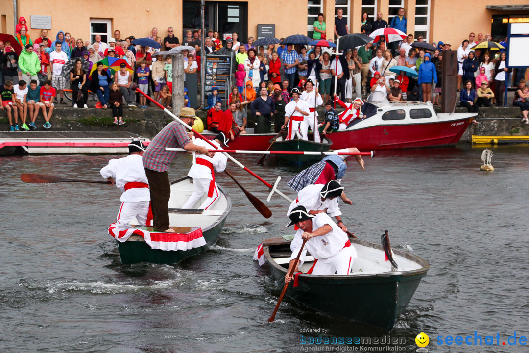 Uferfest und Fischerstechen: Langenargen am Bodensee, 03.08.2014