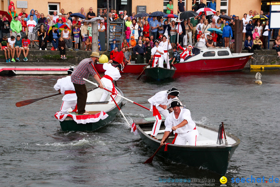 Uferfest und Fischerstechen: Langenargen am Bodensee, 03.08.2014