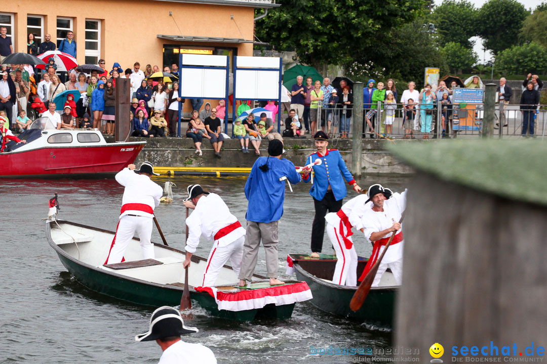 Uferfest und Fischerstechen: Langenargen am Bodensee, 03.08.2014