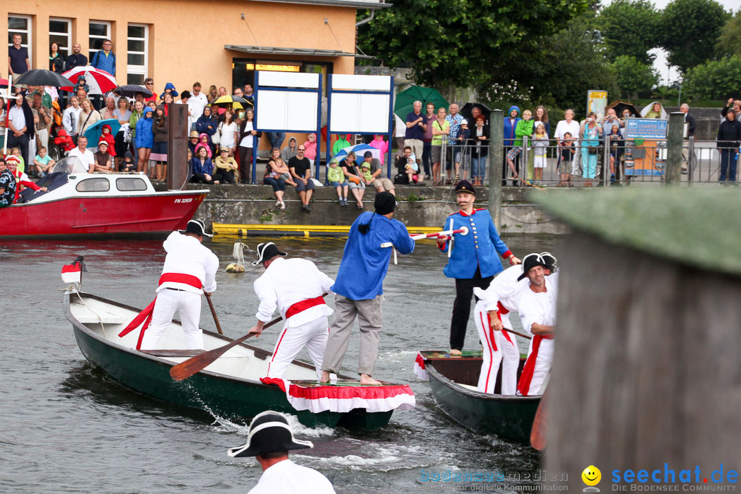 Uferfest und Fischerstechen: Langenargen am Bodensee, 03.08.2014