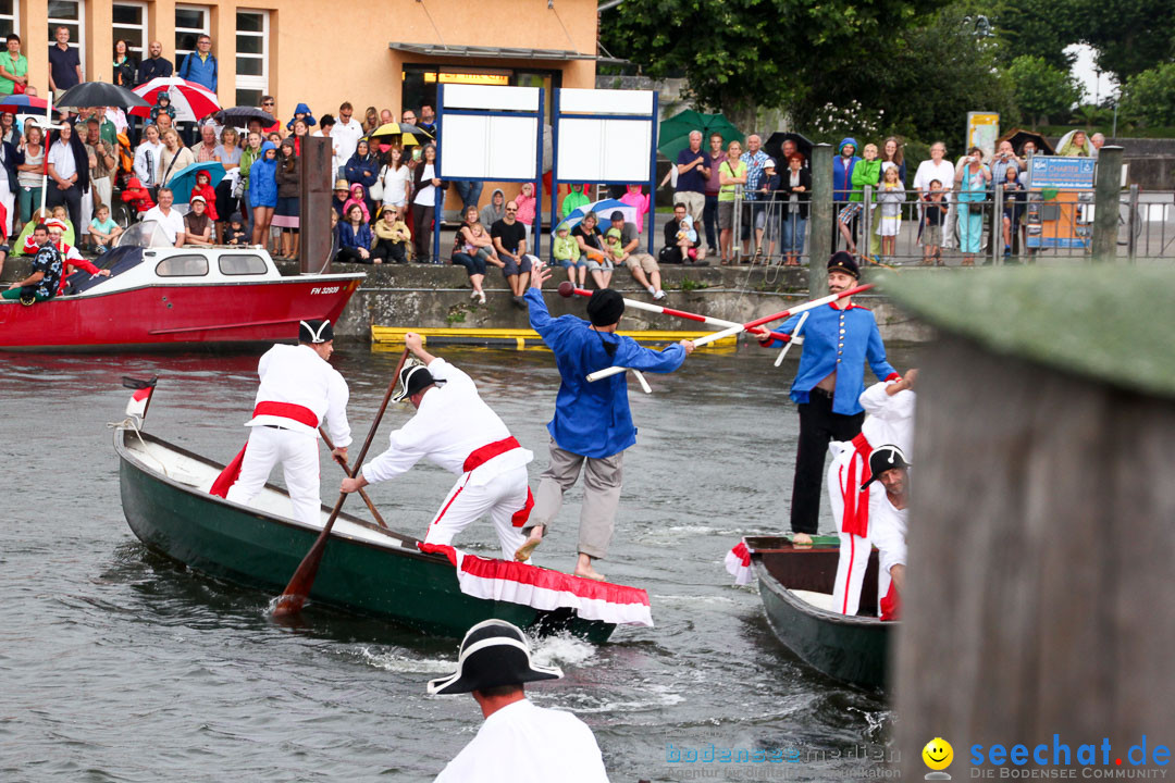 Uferfest und Fischerstechen: Langenargen am Bodensee, 03.08.2014