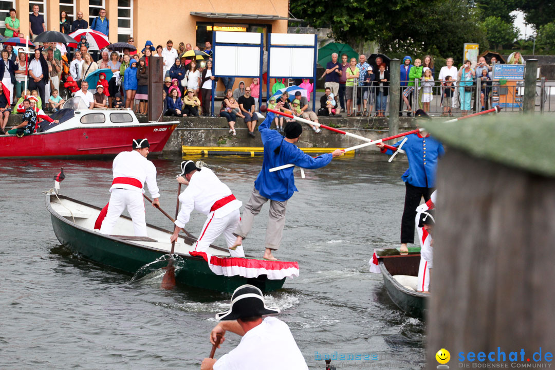 Uferfest und Fischerstechen: Langenargen am Bodensee, 03.08.2014