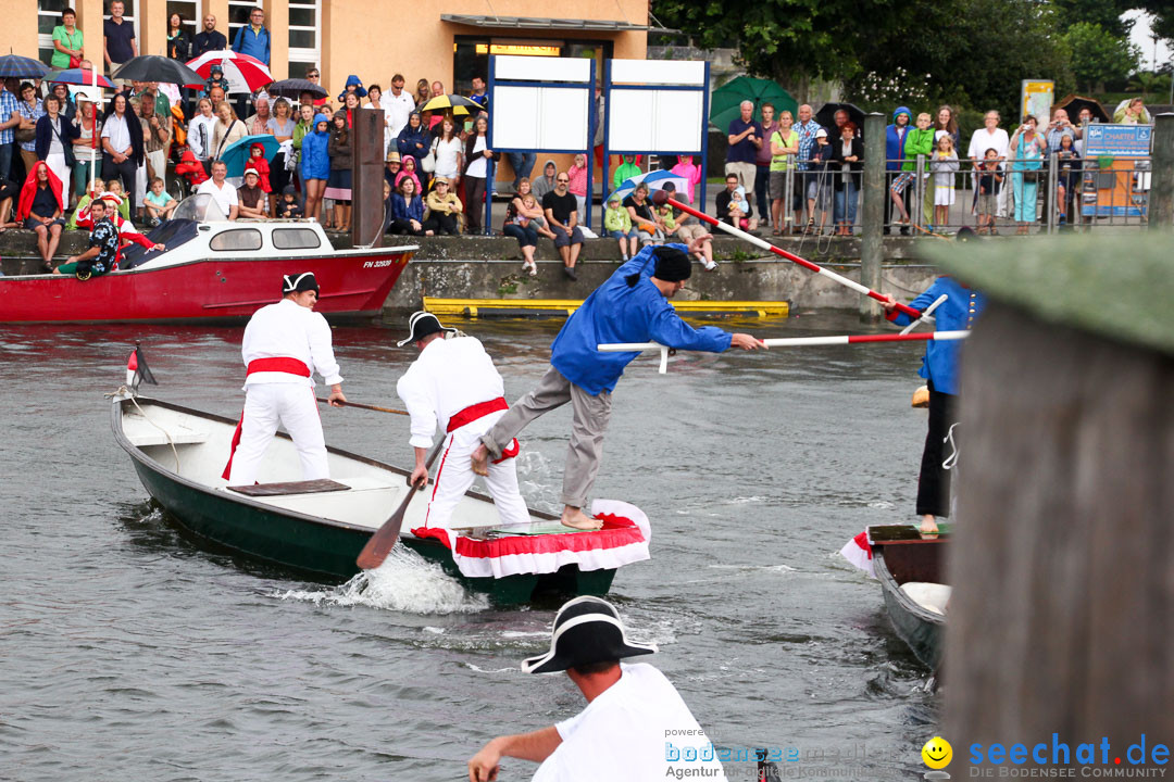 Uferfest und Fischerstechen: Langenargen am Bodensee, 03.08.2014