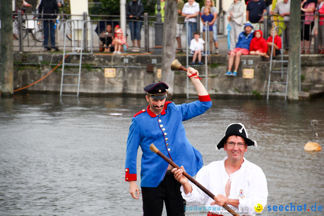 Uferfest und Fischerstechen: Langenargen am Bodensee, 03.08.2014