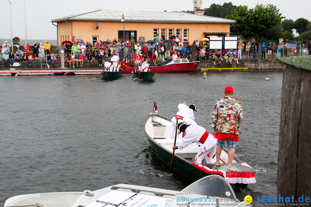 Uferfest und Fischerstechen: Langenargen am Bodensee, 03.08.2014