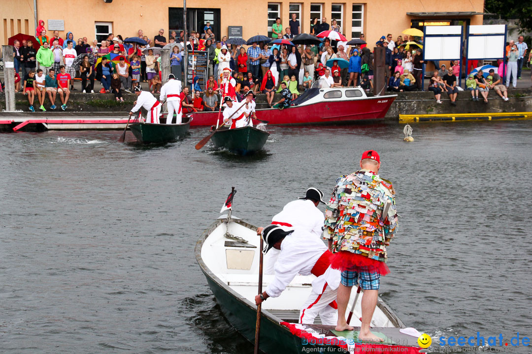 Uferfest und Fischerstechen: Langenargen am Bodensee, 03.08.2014