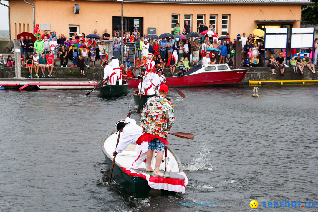 Uferfest und Fischerstechen: Langenargen am Bodensee, 03.08.2014