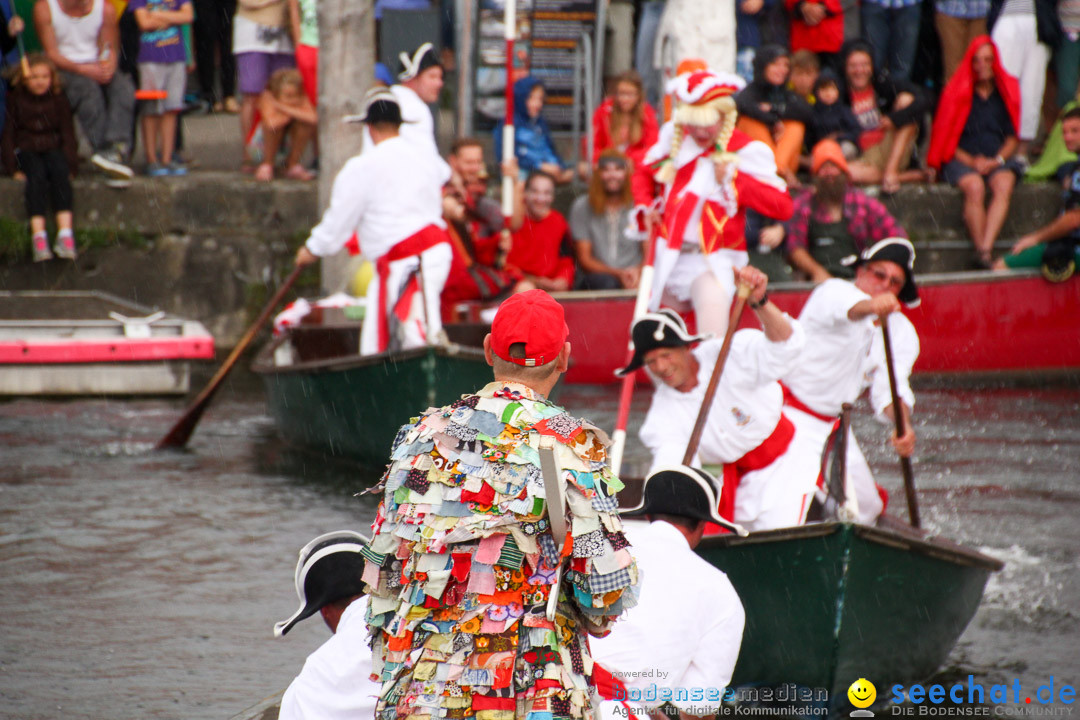 Uferfest und Fischerstechen: Langenargen am Bodensee, 03.08.2014