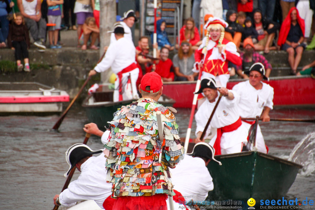 Uferfest und Fischerstechen: Langenargen am Bodensee, 03.08.2014