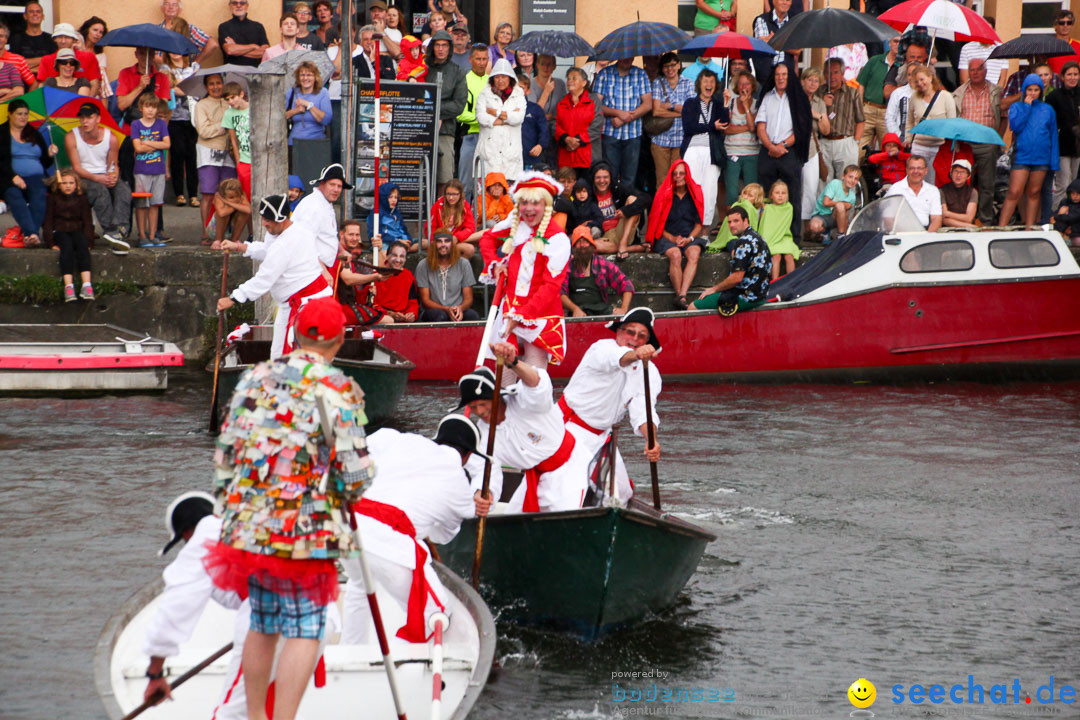 Uferfest und Fischerstechen: Langenargen am Bodensee, 03.08.2014