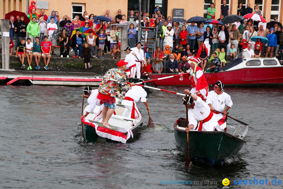 Uferfest und Fischerstechen: Langenargen am Bodensee, 03.08.2014