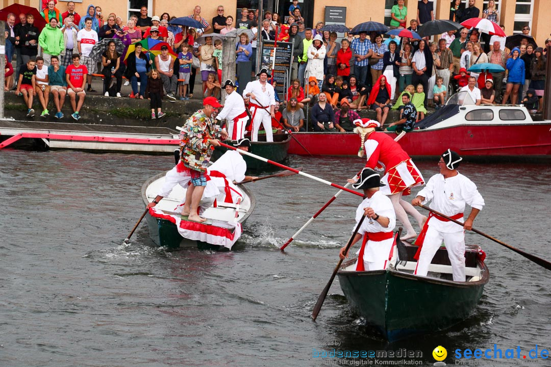 Uferfest und Fischerstechen: Langenargen am Bodensee, 03.08.2014