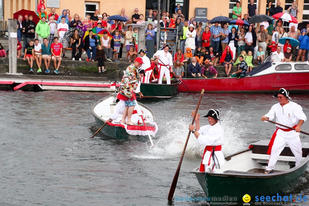 Uferfest und Fischerstechen: Langenargen am Bodensee, 03.08.2014