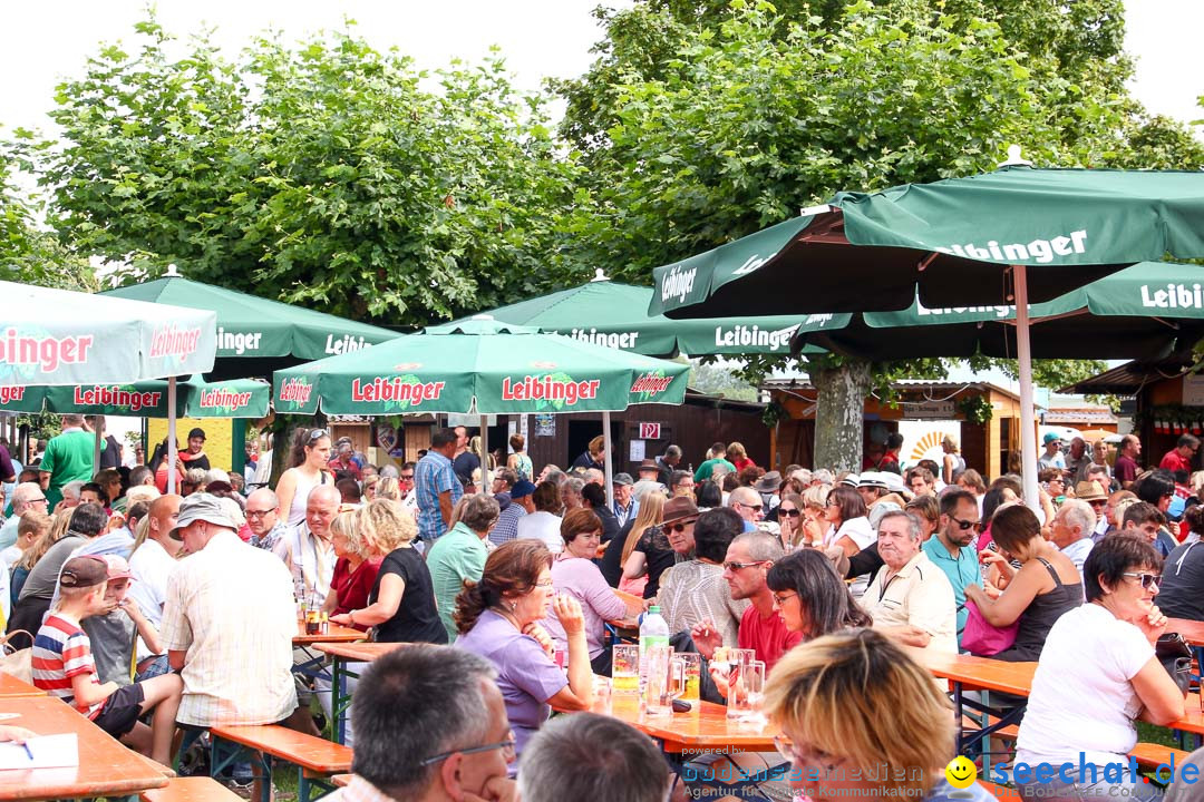 Uferfest und Fischerstechen: Langenargen am Bodensee, 03.08.2014