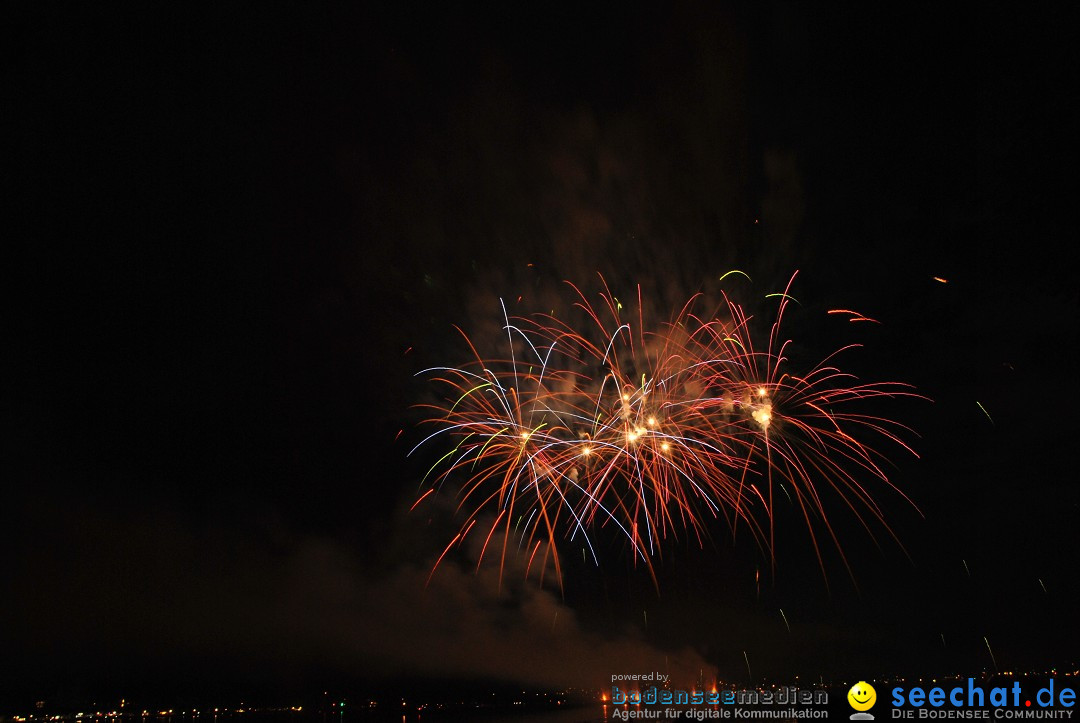 Konstanzer Seenachtfest mit Feuerwerk: Konstanz am Bodensee, 09.08.2014