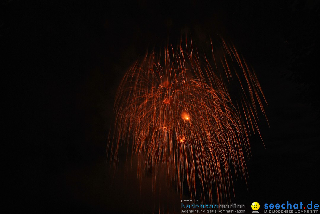 Konstanzer Seenachtfest mit Feuerwerk: Konstanz am Bodensee, 09.08.2014