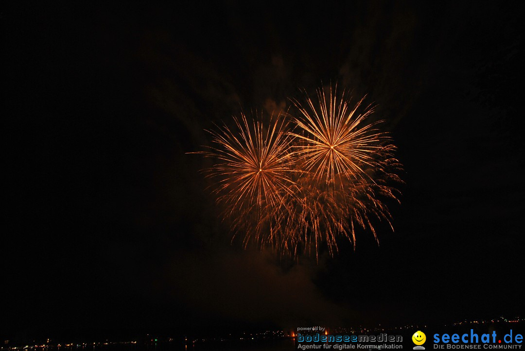 Konstanzer Seenachtfest mit Feuerwerk: Konstanz am Bodensee, 09.08.2014