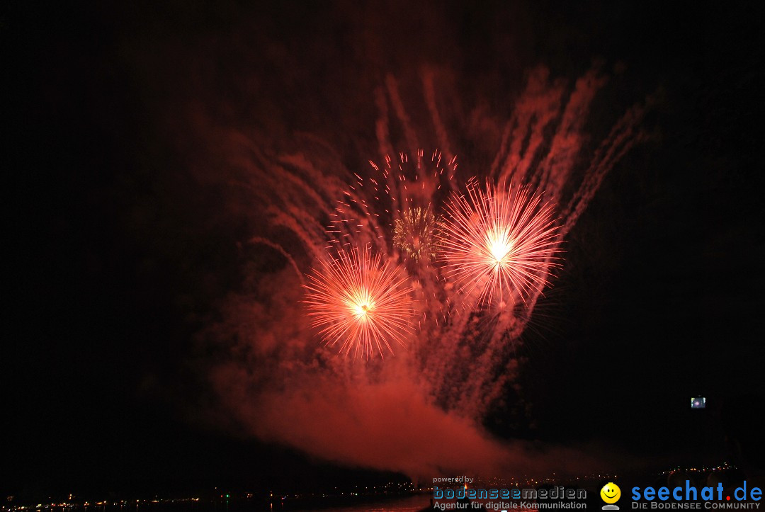 Konstanzer Seenachtfest mit Feuerwerk: Konstanz am Bodensee, 09.08.2014