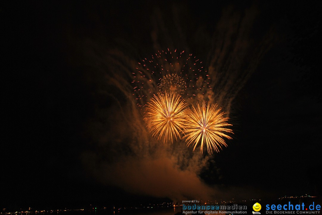 Konstanzer Seenachtfest mit Feuerwerk: Konstanz am Bodensee, 09.08.2014