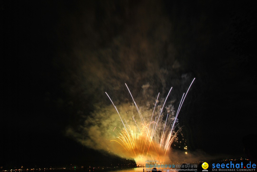 Konstanzer Seenachtfest mit Feuerwerk: Konstanz am Bodensee, 09.08.2014