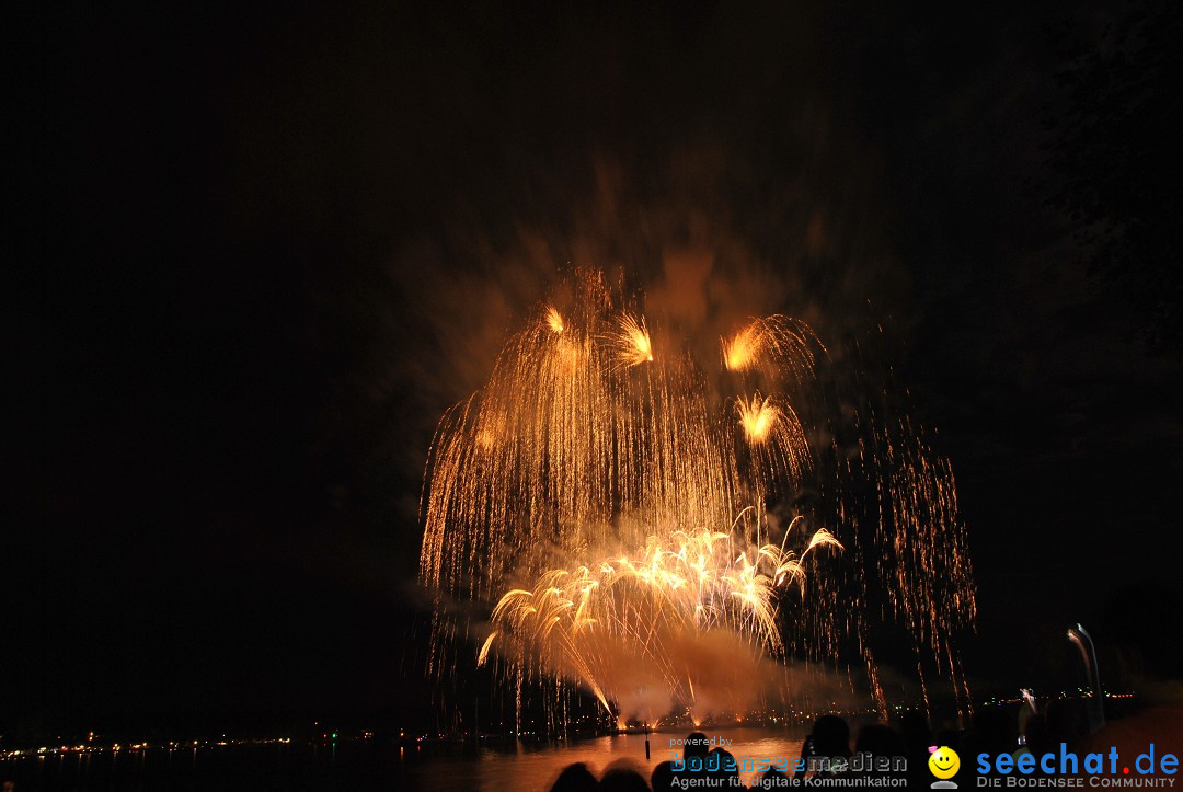 Konstanzer Seenachtfest mit Feuerwerk: Konstanz am Bodensee, 09.08.2014