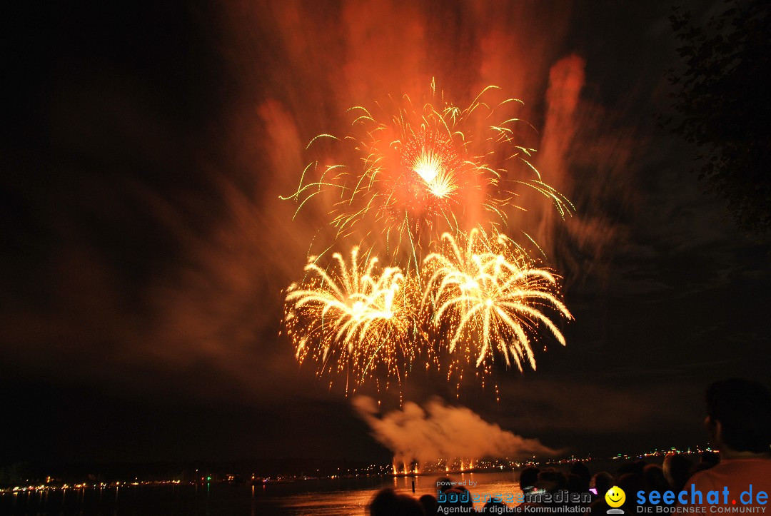 Konstanzer Seenachtfest mit Feuerwerk: Konstanz am Bodensee, 09.08.2014