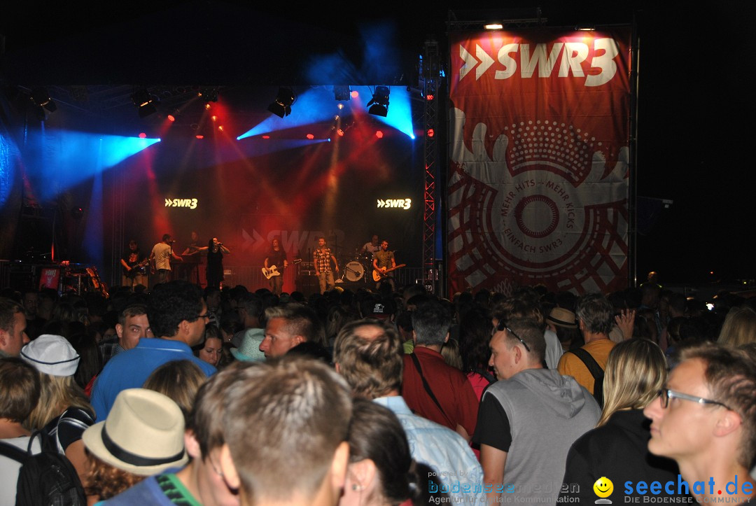 Konstanzer Seenachtfest mit Feuerwerk: Konstanz am Bodensee, 09.08.2014