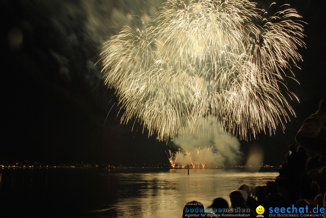 Konstanzer Seenachtfest mit Feuerwerk: Konstanz am Bodensee, 09.08.2014