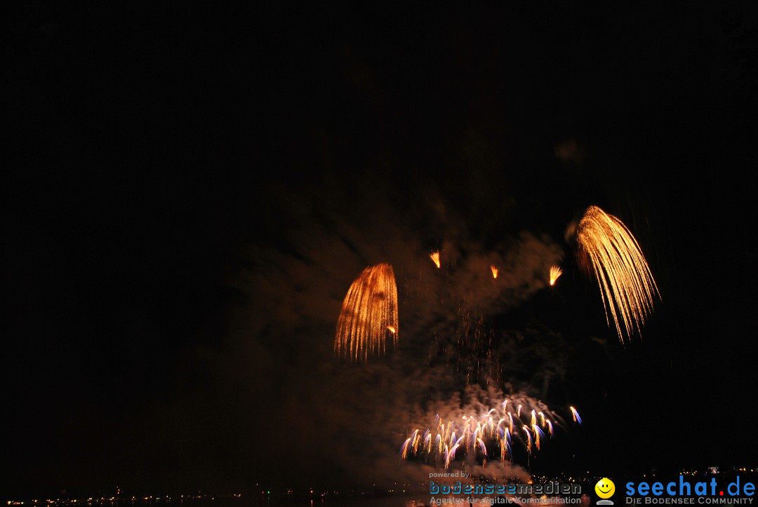 Konstanzer Seenachtfest mit Feuerwerk: Konstanz am Bodensee, 09.08.2014