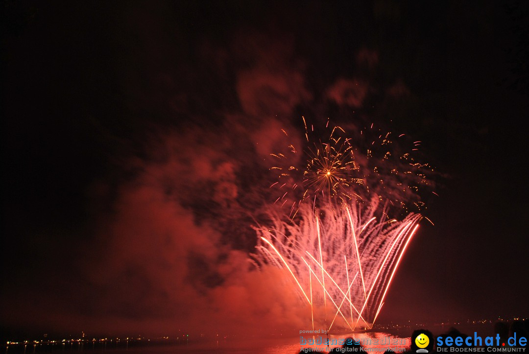 Konstanzer Seenachtfest mit Feuerwerk: Konstanz am Bodensee, 09.08.2014