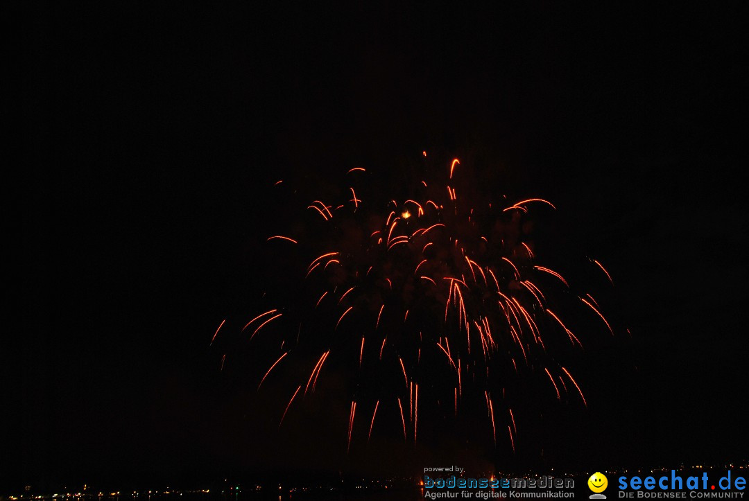 Konstanzer Seenachtfest mit Feuerwerk: Konstanz am Bodensee, 09.08.2014