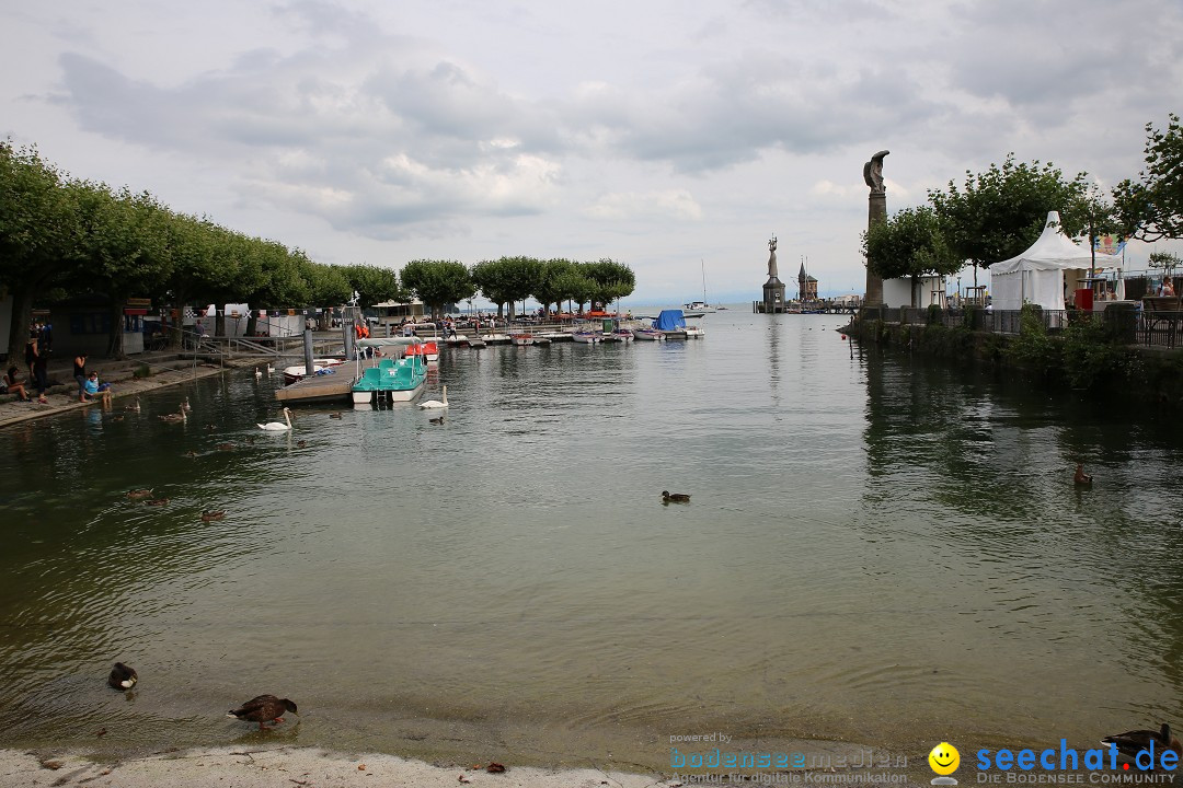 Konstanzer Seenachtfest mit Feuerwerk: Konstanz am Bodensee, 09.08.2014