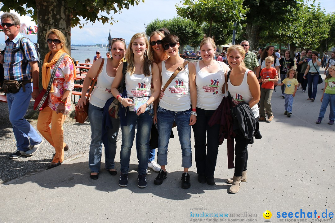 Konstanzer Seenachtfest mit Feuerwerk: Konstanz am Bodensee, 09.08.2014