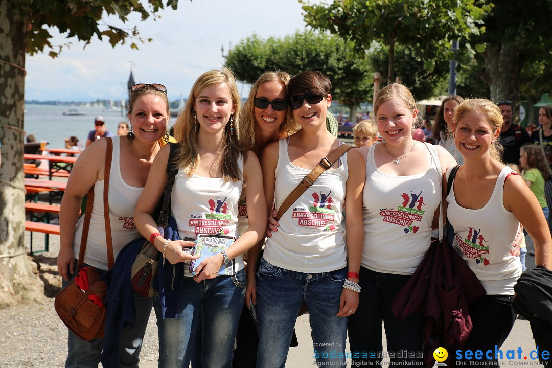 Konstanzer Seenachtfest mit Feuerwerk: Konstanz am Bodensee, 09.08.2014