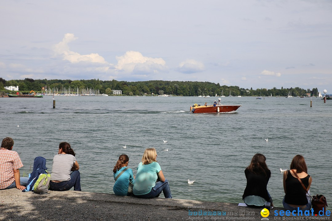 Konstanzer Seenachtfest mit Feuerwerk: Konstanz am Bodensee, 09.08.2014