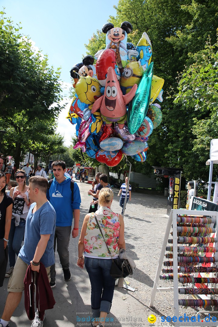 Konstanzer Seenachtfest mit Feuerwerk: Konstanz am Bodensee, 09.08.2014