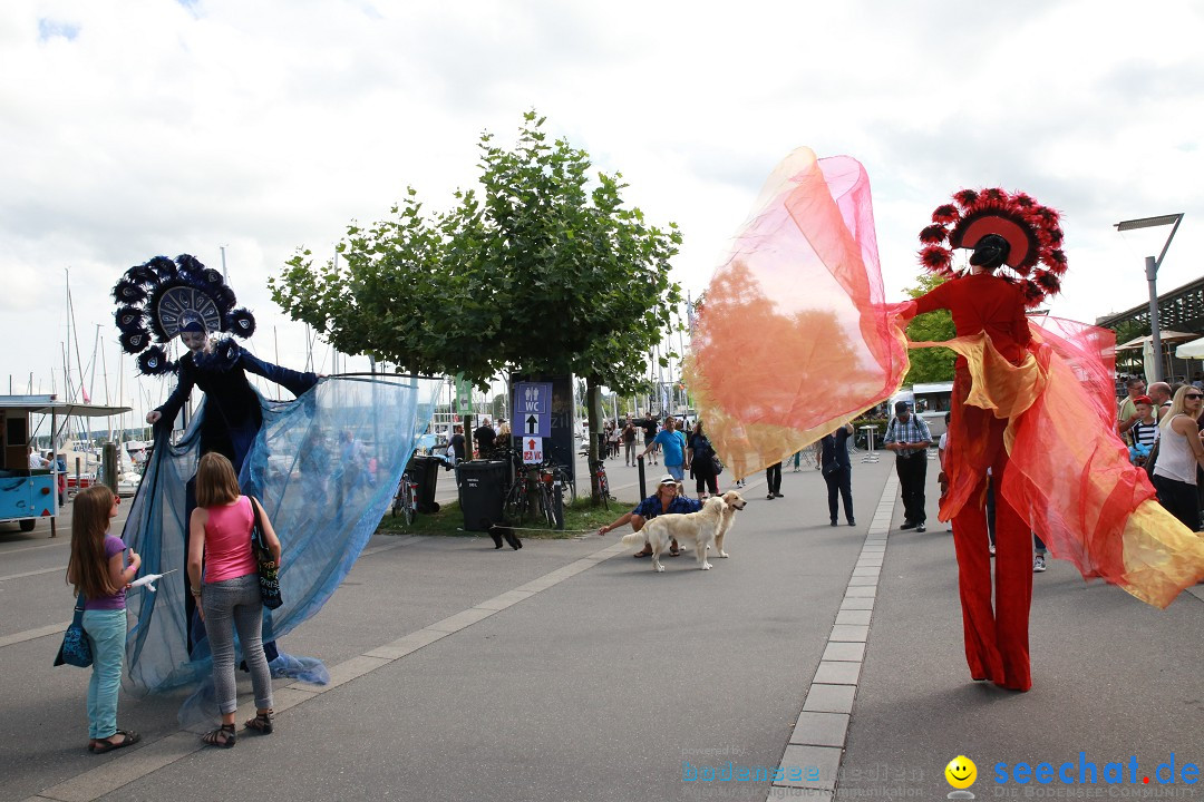 Konstanzer Seenachtfest mit Feuerwerk: Konstanz am Bodensee, 09.08.2014