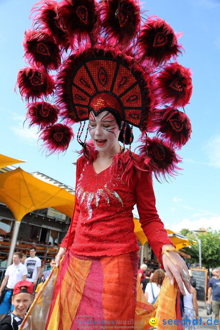 Konstanzer Seenachtfest mit Feuerwerk: Konstanz am Bodensee, 09.08.2014