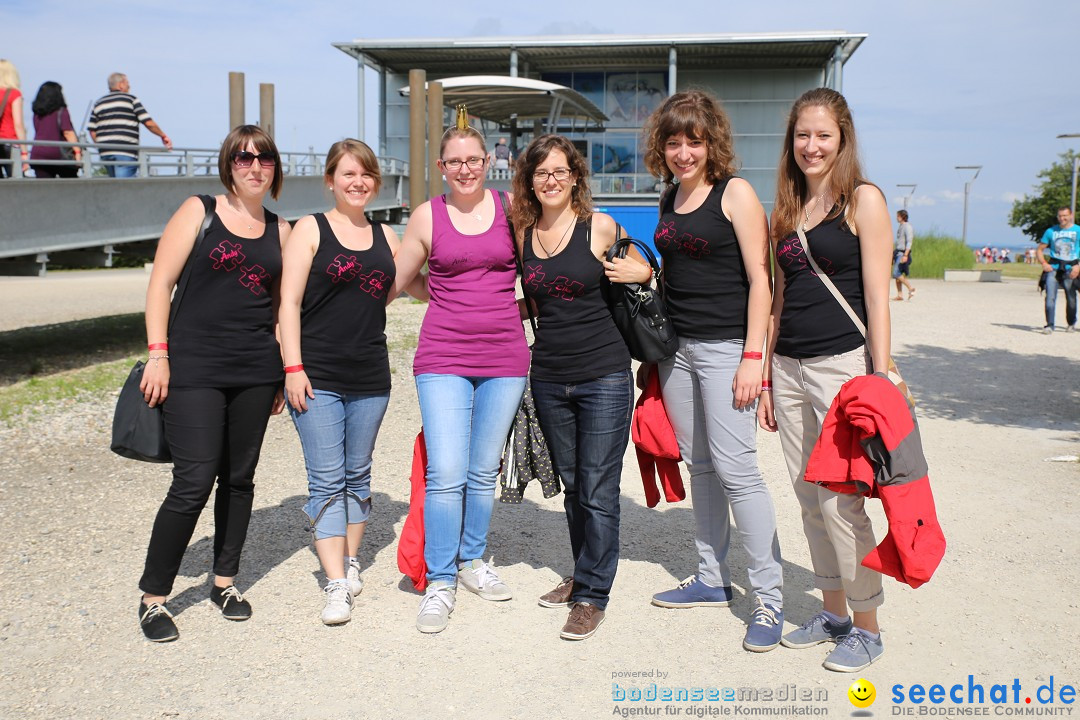 Konstanzer Seenachtfest mit Feuerwerk: Konstanz am Bodensee, 09.08.2014