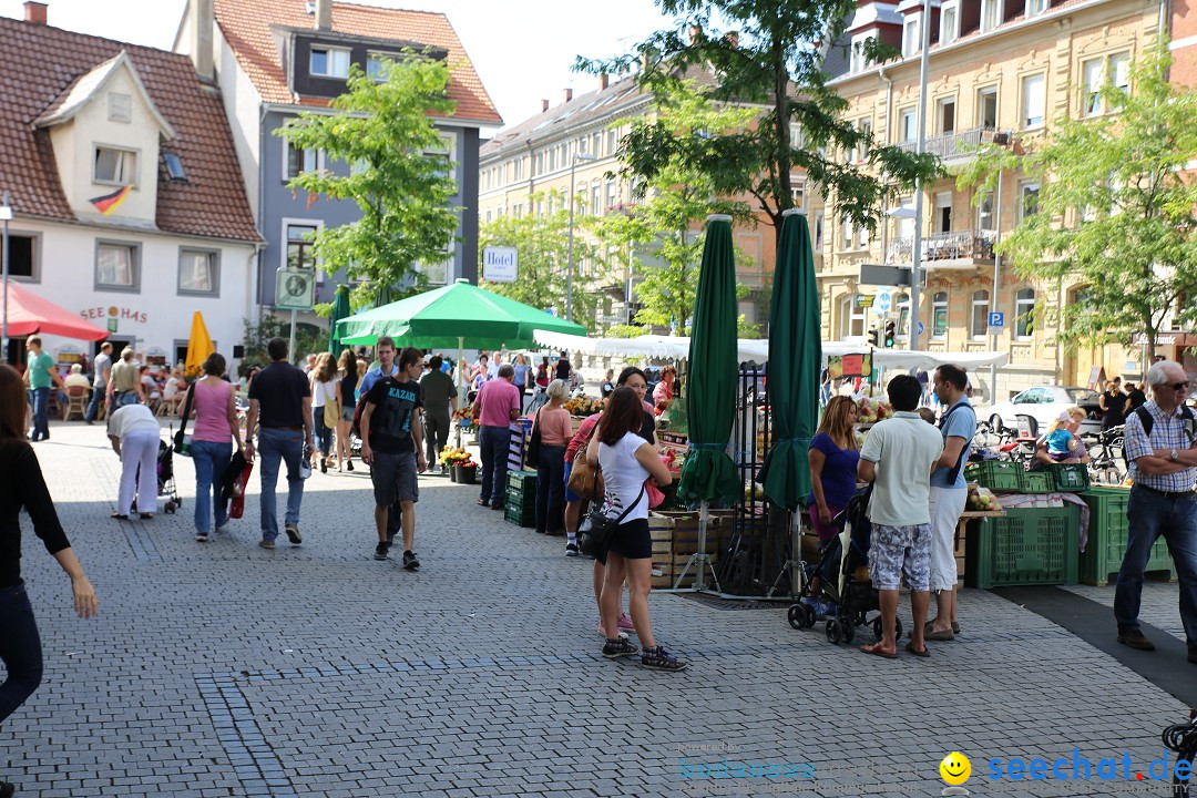 Konstanzer Seenachtfest mit Feuerwerk: Konstanz am Bodensee, 09.08.2014