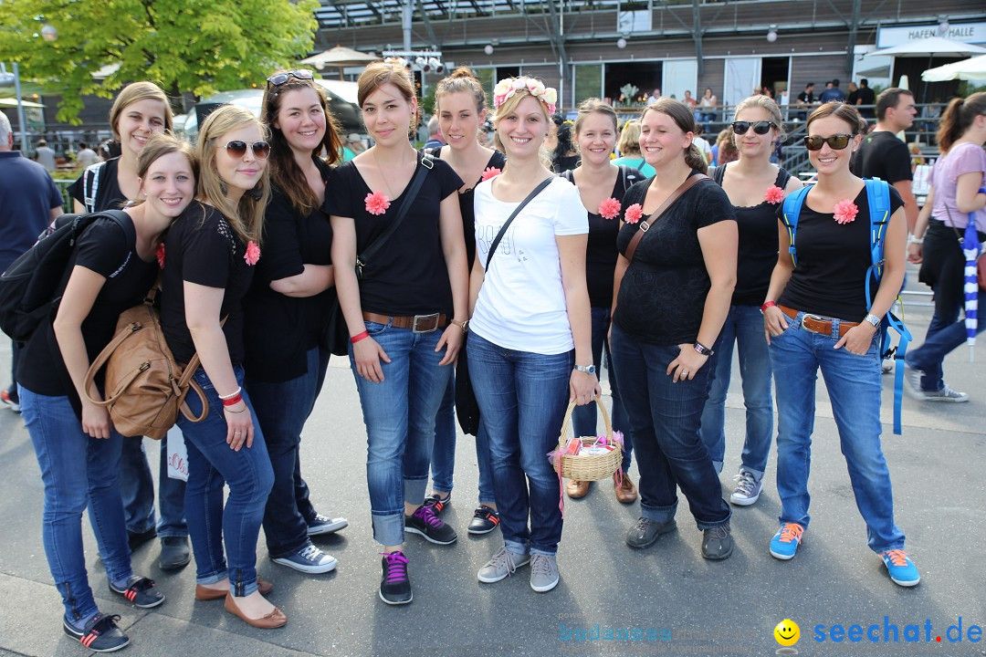 Konstanzer Seenachtfest mit Feuerwerk: Konstanz am Bodensee, 09.08.2014