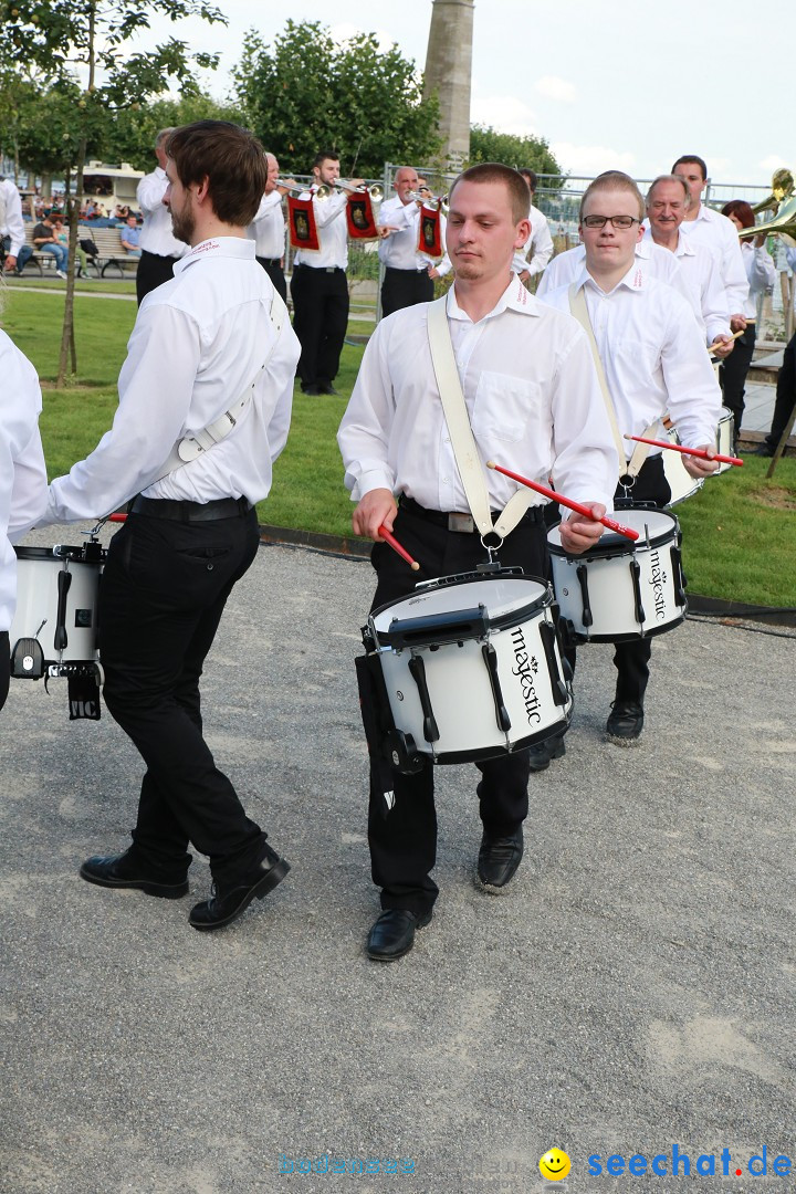 Konstanzer Seenachtfest mit Feuerwerk: Konstanz am Bodensee, 09.08.2014