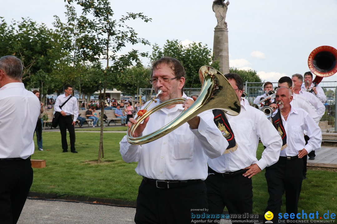 Konstanzer Seenachtfest mit Feuerwerk: Konstanz am Bodensee, 09.08.2014