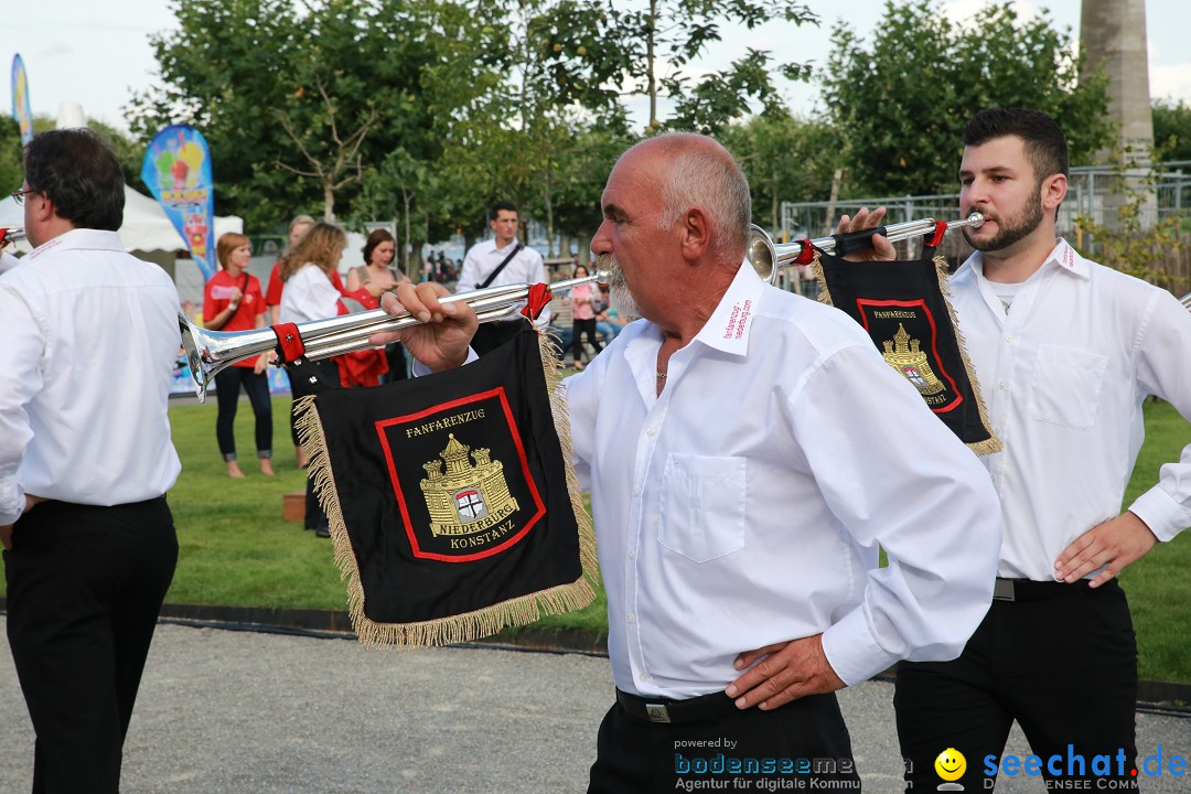 Konstanzer Seenachtfest mit Feuerwerk: Konstanz am Bodensee, 09.08.2014