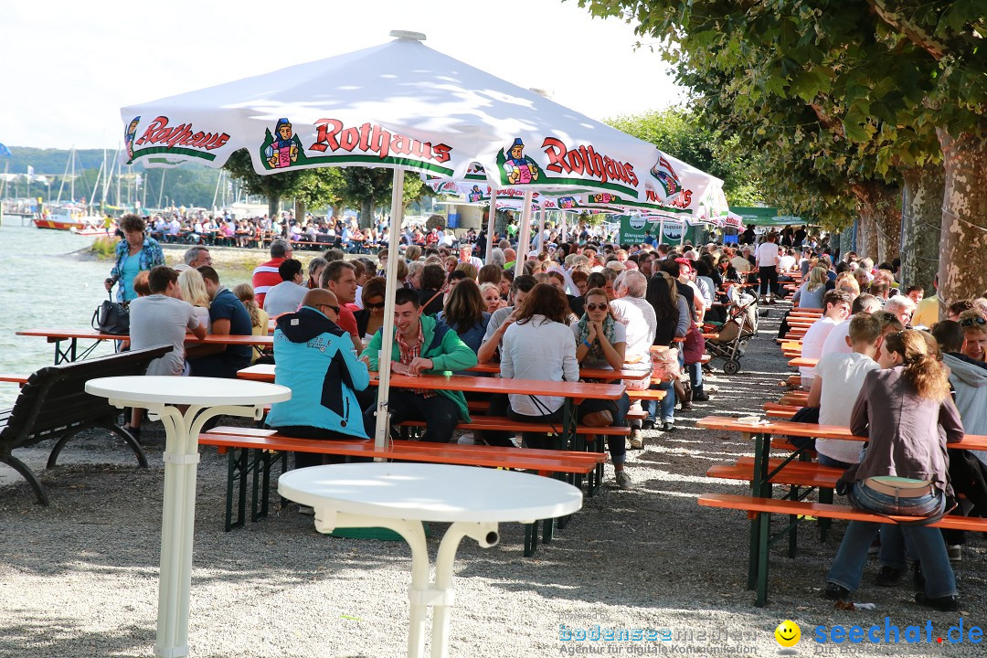 Konstanzer Seenachtfest mit Feuerwerk: Konstanz am Bodensee, 09.08.2014