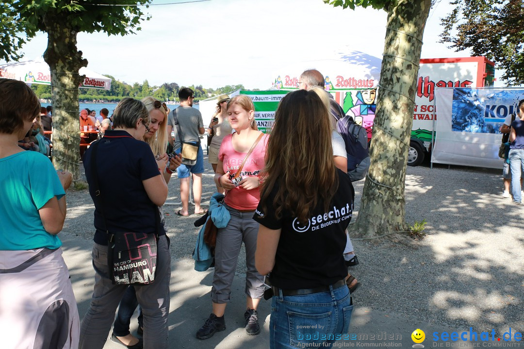 Konstanzer Seenachtfest mit Feuerwerk: Konstanz am Bodensee, 09.08.2014